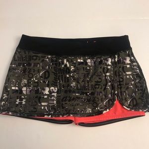 Under Armour athletic green skirt and shorts M
